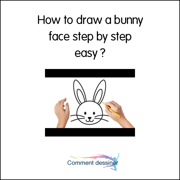 How to draw a bunny face step by step easy